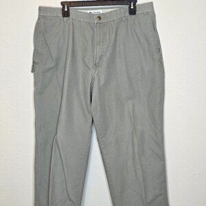 Columbia Sage Green Canvas Utility Cargo Pants, Size 38" x 30"